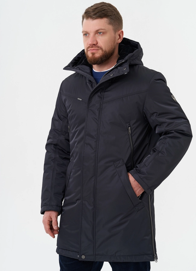 фото Мужской пуховик с капюшоном модель № 28274
