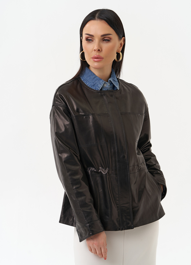 Куртка женская из натуральной кожи модель № 30095 универмаг малина