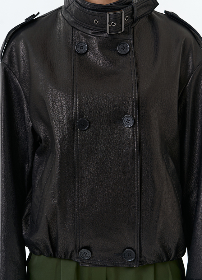 Женская куртка из натуральной кожи модель № 32677 универмаг малина