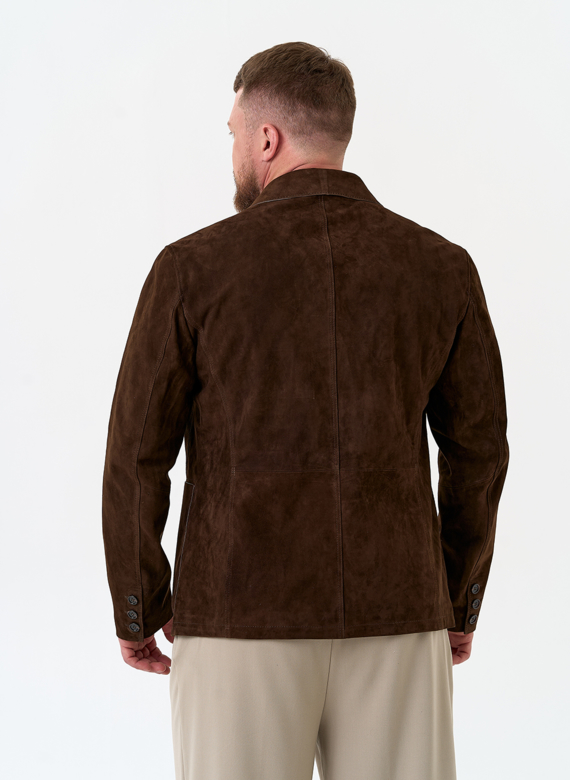 Мужской пиджак из натуральной замши