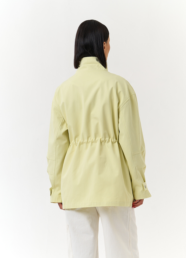 фото Женская ветровка с воротником стойкой модель № 33090