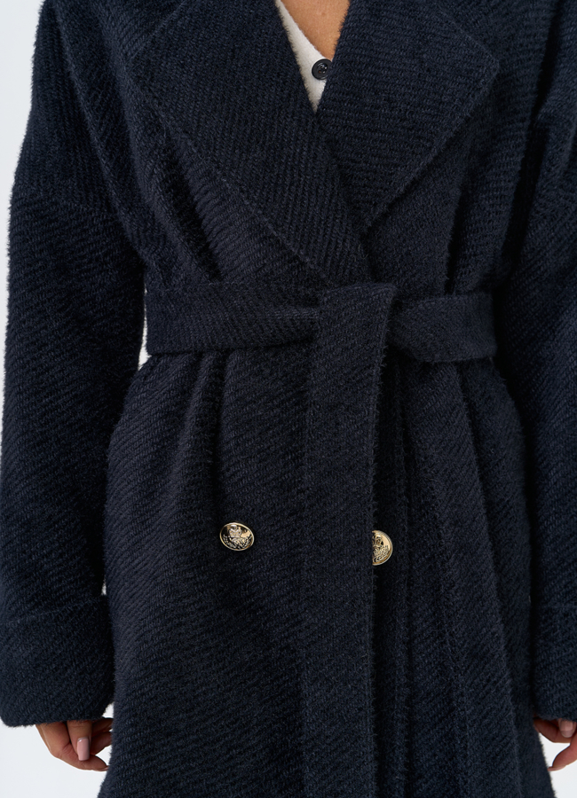 Женское полупальто с английским воротником модель № 31484 универмаг малина