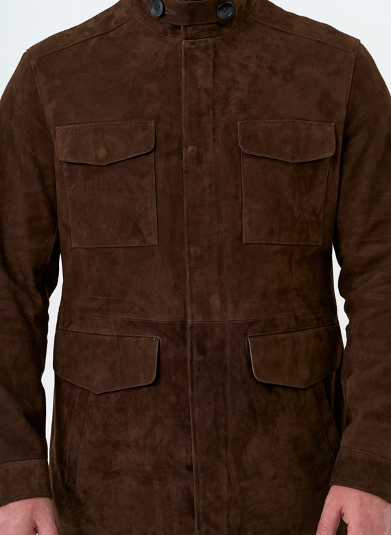 Мужская куртка из натуральной замши