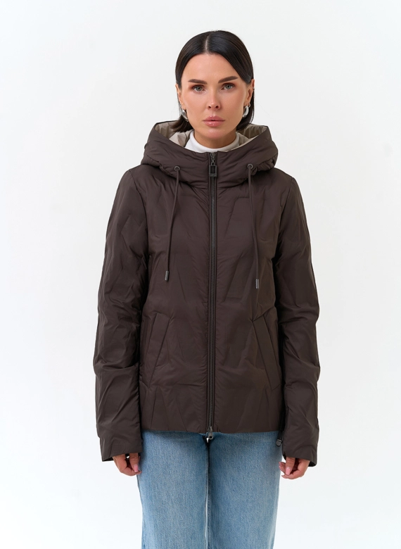 Женская куртка с капюшоном