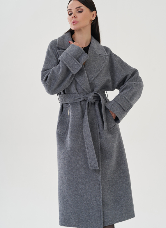 Пальто женское с английским воротником