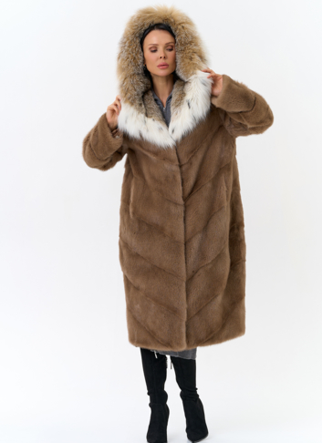 Норковая шуба с рысью